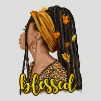 Fall Afro Woman Blessed Zipper Hoodie | Teevron