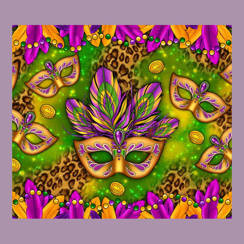Mardi Gras Masks And Coins Tumbler Heavyweight Hoodie by HowdyJamesFarm | Teevron