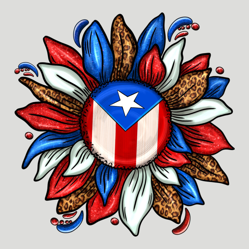 Puerto Rico Sunflower Zipper Hoodie by texasbilliewilder | Teevron