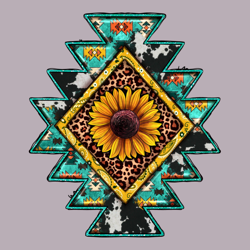 Aztec Leopard Sunflower Vintage Tee by JahusDesignShop | Teevron