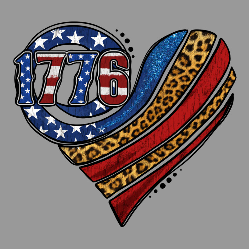 American Western Leopard Flag Heart Vintage Hoodie by Jasminsmagicworld | Teevron