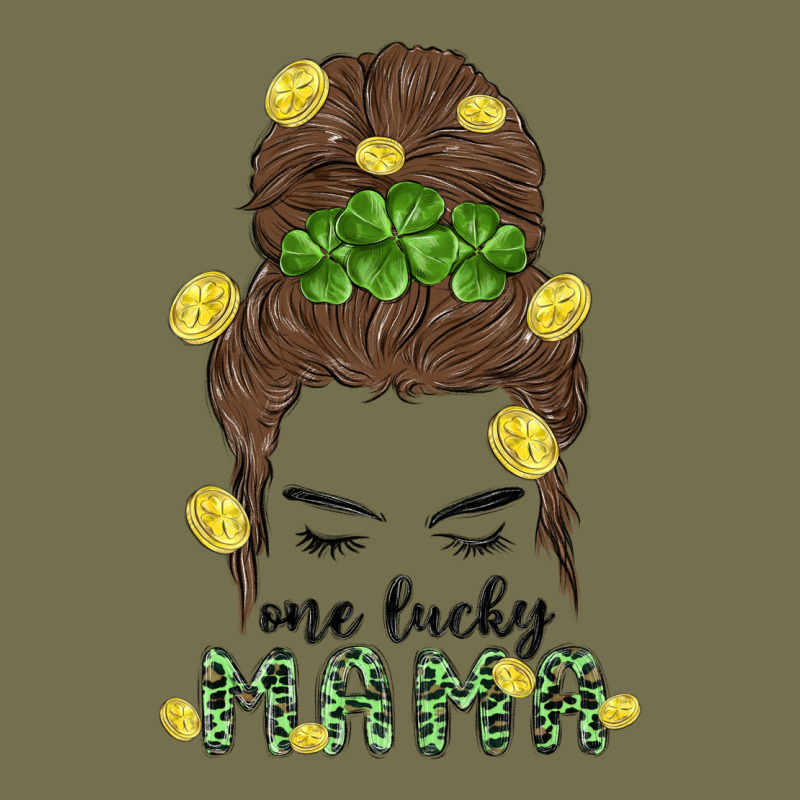 One Lucky Mama Vintage Hoodie by MaliasSmallBusiness | Teevron