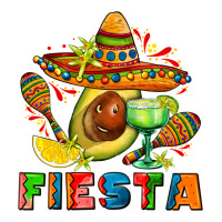 Fıesta With Avocado And Sombrero Premium Tee | Teevron