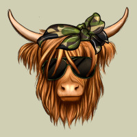 Camouflage Long Haired Cow Heavy Core Tee | Teevron