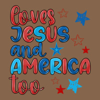 Love Jesus And America Too Premium Tee | Teevron