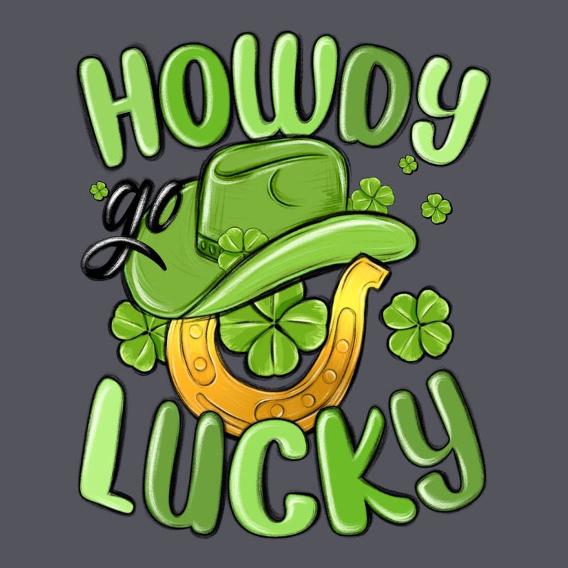 Howdy Go Lucky St Patrics Day Vintage Hoodie by MaliasSmallBusiness | Teevron