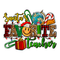 Santa's Favorite Teacher Ladies Tee | Teevron