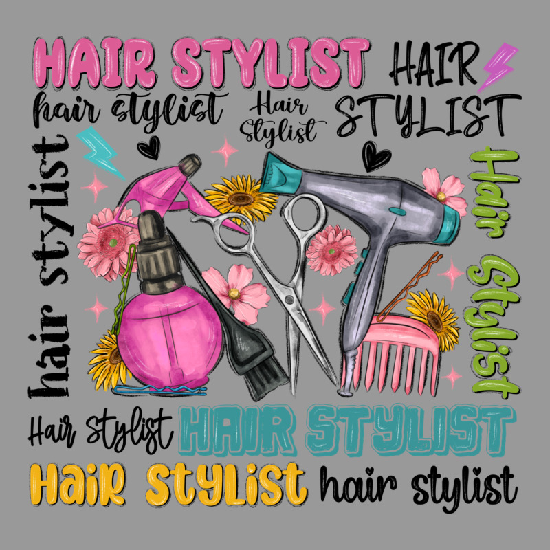 Hair Stylist Typography Vintage Hoodie by MaliasSmallBusiness | Teevron