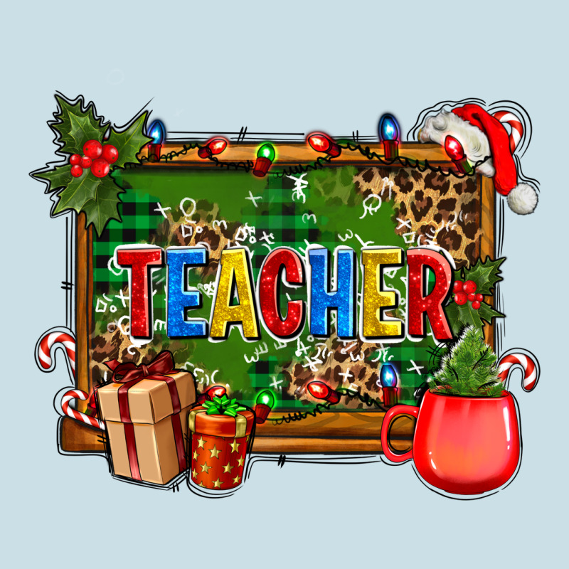 Christmas Teacher And Coffe Cup With Board Ladies Tee by AdoDesignShop | Teevron