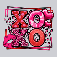 Xoxo Valentine's Day Leopard Frame Heavyweight Sweatshirt | Teevron