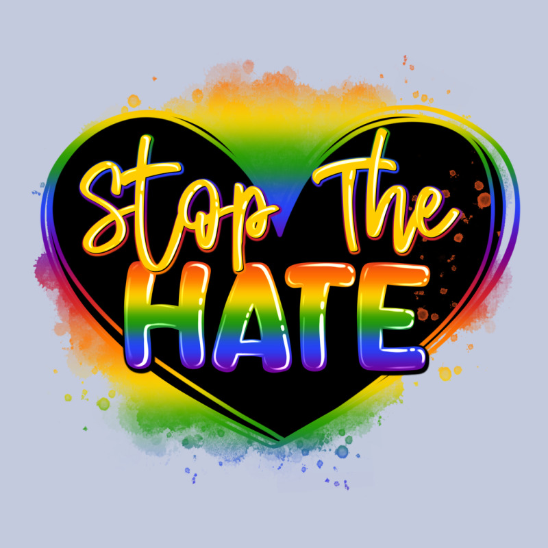 Stop The Hate Pride Lgbtq Heart Long Sleeve Tee by LillyAllenDesigns | Teevron