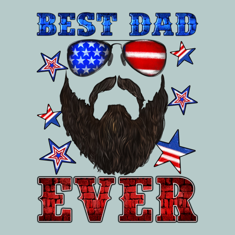 Best Dad Ever American Flag Heavy Core Tee by Artiststas | Teevron