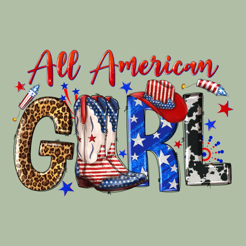 All American Girl Urban Heavy Tee by NancyCooperArtShop | Teevron