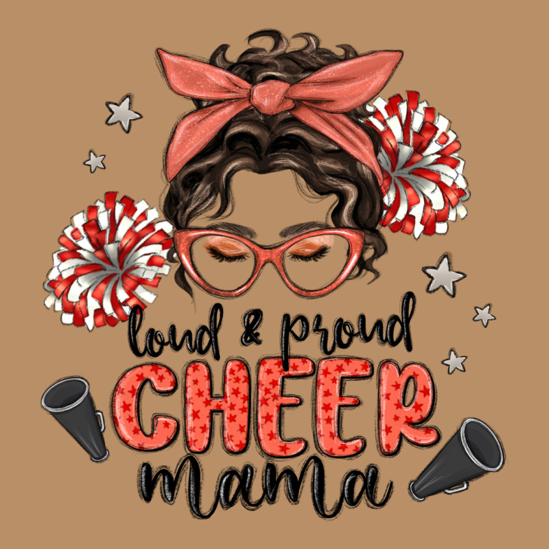 Loud&proud Mama Messy Bun Vintage Hoodie by MaliasSmallBusiness | Teevron