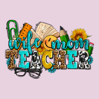 Wife Mom Teacher With Sunflowers Ladies Tee | Teevron