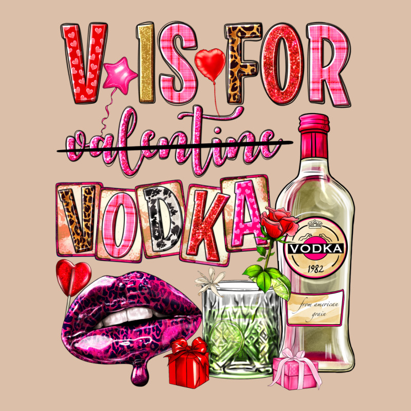 V Is For Vodka Urban Heavy Tee by NancyCooperArtShop | Teevron