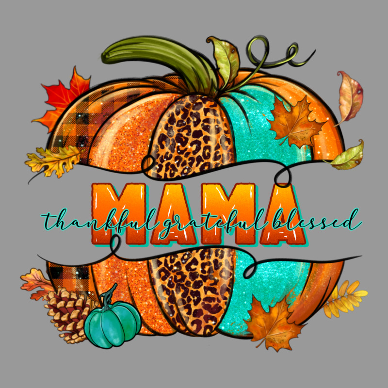 Thankful Grateful Blessed Mama Pumpkin Vintage Hoodie by NancyCooperArtShop | Teevron
