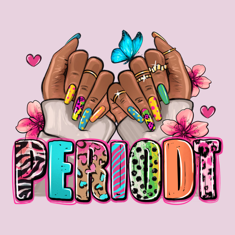 Periodt Afro Woman Nail Art Ladies Tee by RanaPortraitStore | Teevron
