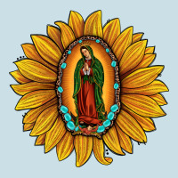 Our Lady Of Guadalupe Sunflower Ladies Tee | Teevron