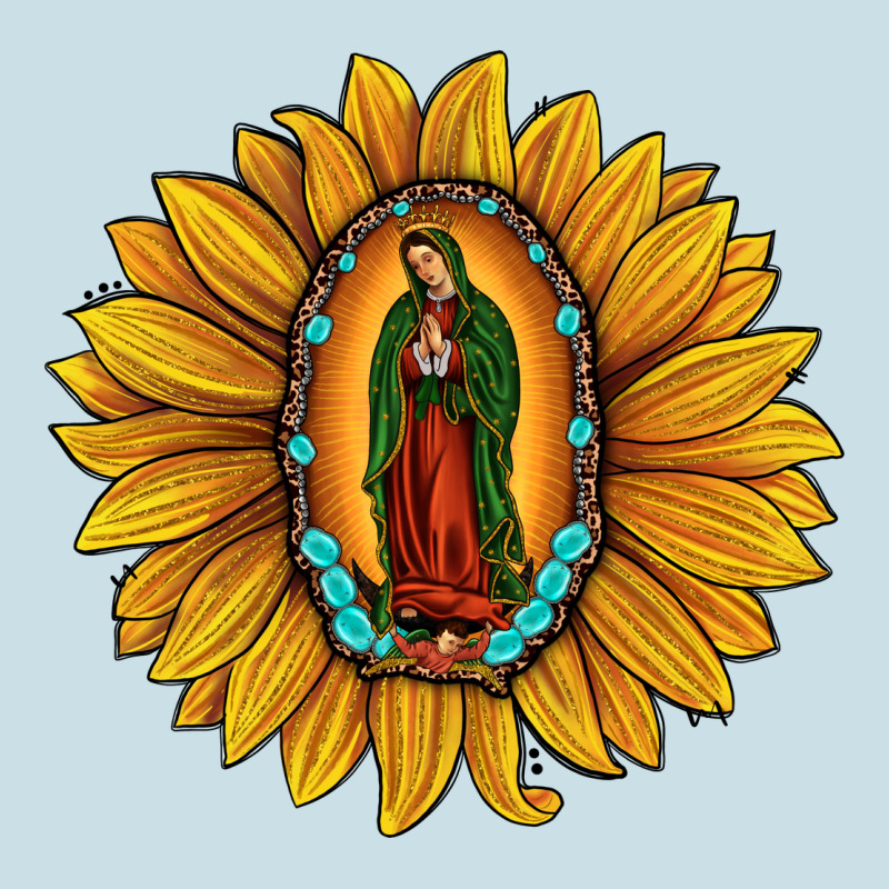 Our Lady Of Guadalupe Sunflower Ladies Tee by JahusDesignShop | Teevron