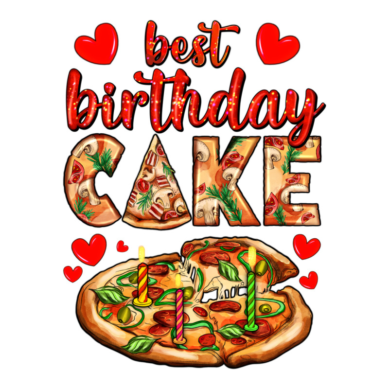 Best Birthday Cake Pizza Premium Tee by AdoDesignShop | Teevron