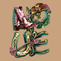 Love Boots Horseshoe Cowboy Vintage Tee | Teevron