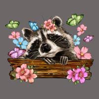 Raccoon With Flowers Classic Tee | Teevron