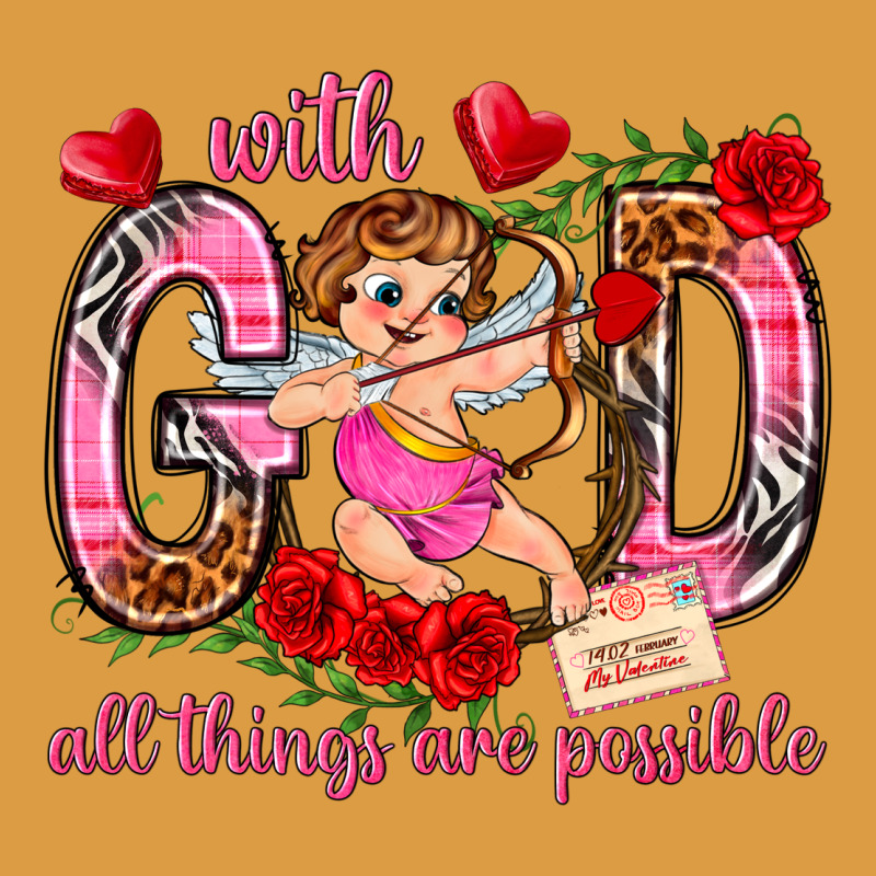 With God All Things Are Possible Urban Heavy Tee by NancyCooperArtShop | Teevron