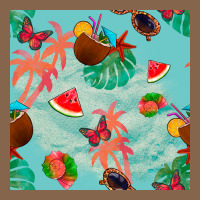 Summer Vibes Seamless Pattern Premium Tee | Teevron