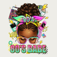 80's Babe Afro Messy Bun Zipper Hoodie | Teevron