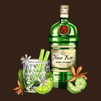Gin Tonic Bottle And Cocktail Heavy Core Tee | Teevron
