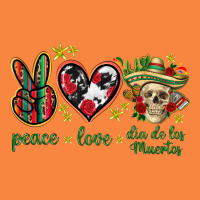 Peace Love Dia De Los Muertos Mexico Premium Sweatshirt | Teevron