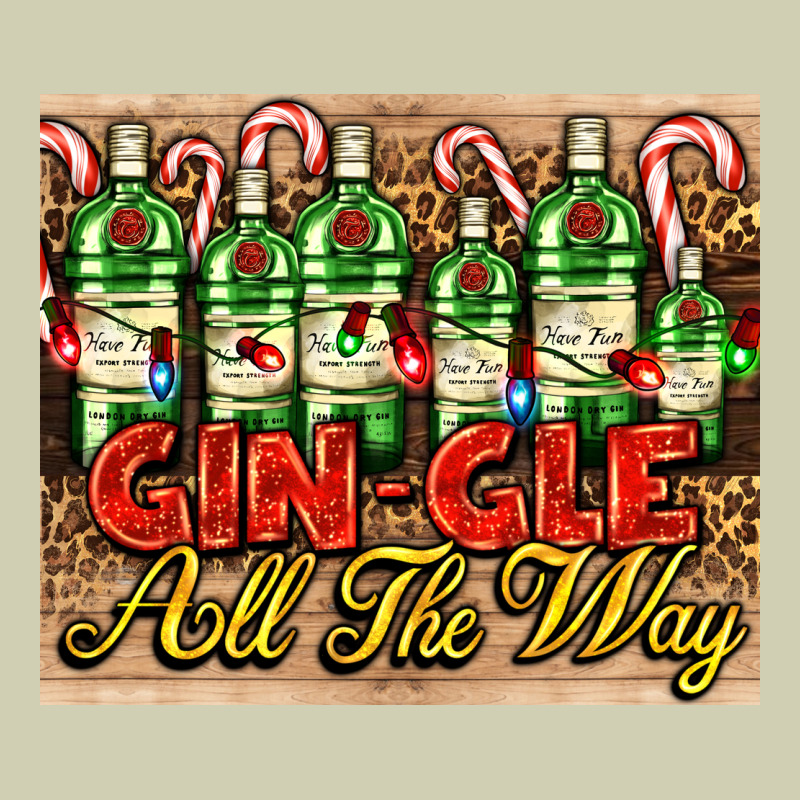 Gin Gle Christmas Gin Bottles Heavy Core Tee by AdoDesignShop | Teevron