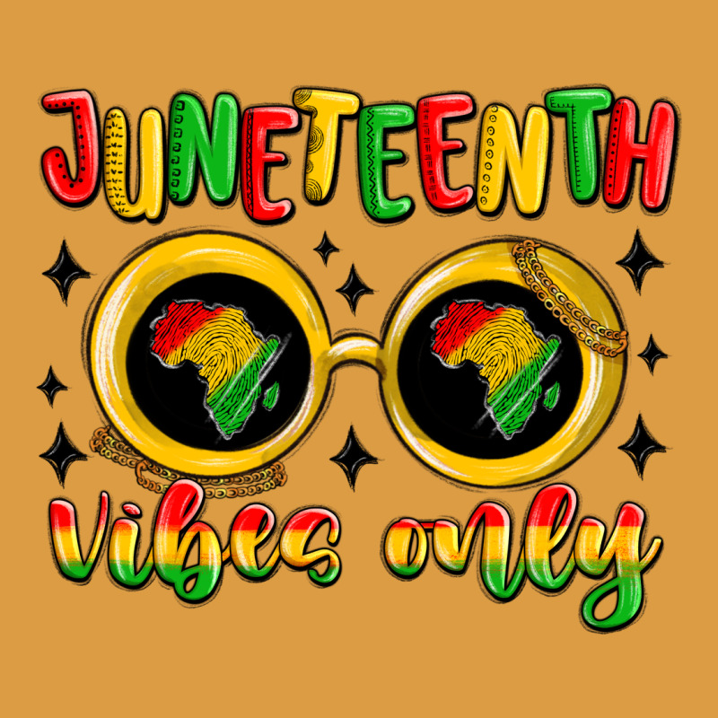 Juneteenth Vibes Only Urban Heavy Tee by MaliasSmallBusiness | Teevron