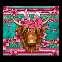 Easter Longhaired Cow Ladies Tee | Teevron