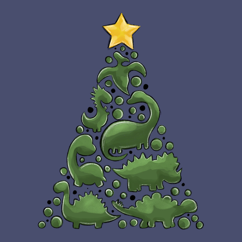 Dinosaur Christmas Tree Vintage Tee by MaliasSmallBusiness | Teevron
