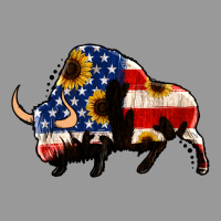 American Flag Bison Vintage Hoodie | Teevron