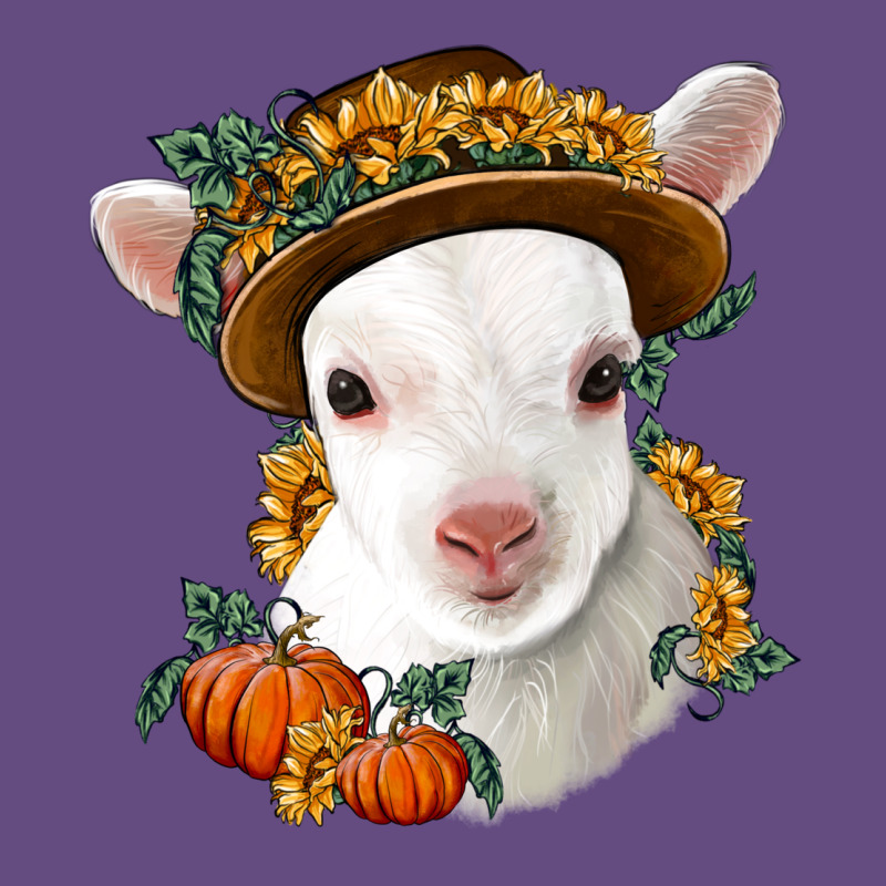 Cute Baby Lamb Thanksgiving Nancy Vintage Hoodie by NancyCooperArtShop | Teevron