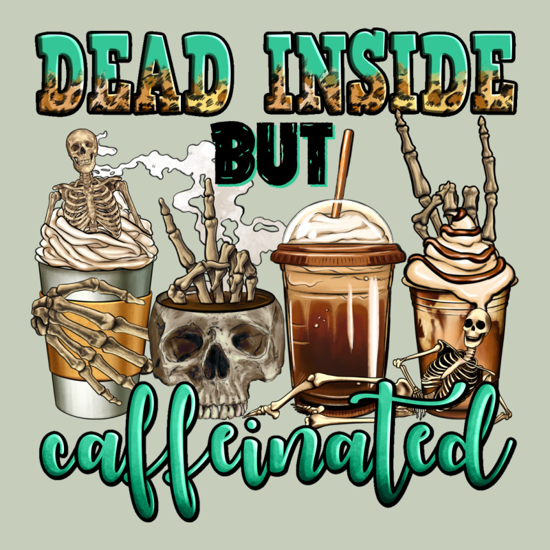 Dead Inside But Caffeinated Skeleton Coffee Cups Ladies Tee by Jasminsmagicworld | Teevron
