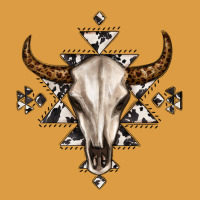 Bull Skull With Aztec Urban Heavy Tee | Teevron