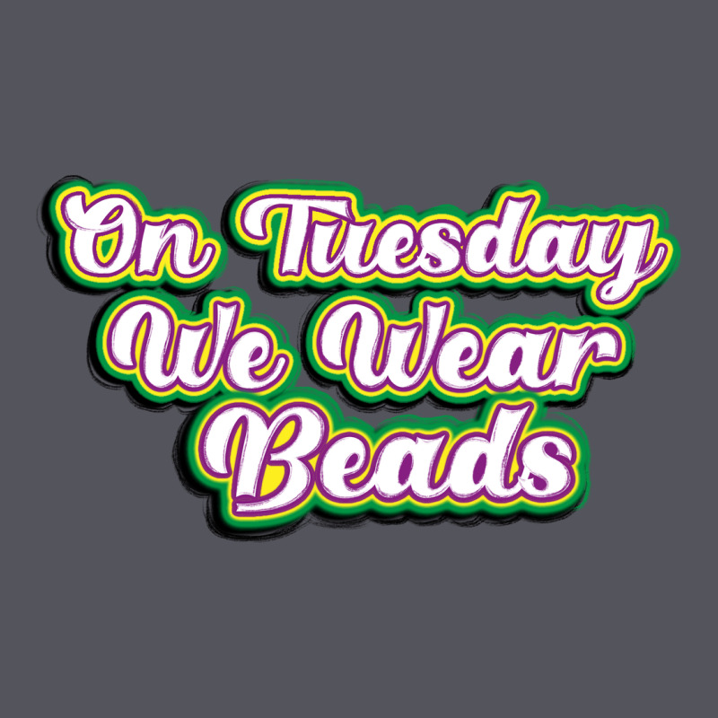 On Tuesday We Wear Beads Vintage Hoodie by MaliasSmallBusiness | Teevron