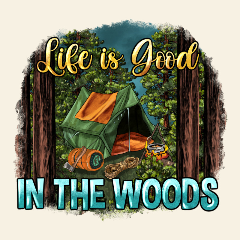 Life Is Good In The Woods Vintage Tee by NancyCooperArtShop | Teevron