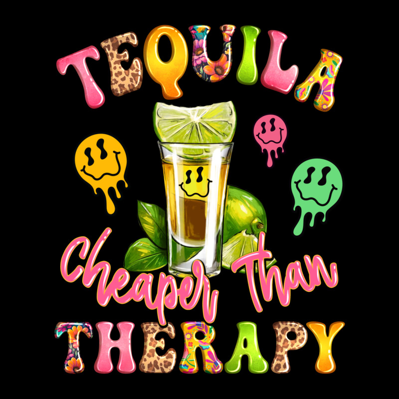 Tequila Cheaper Than Therapy Long Sleeve Tee by LillyAllenDesigns | Teevron