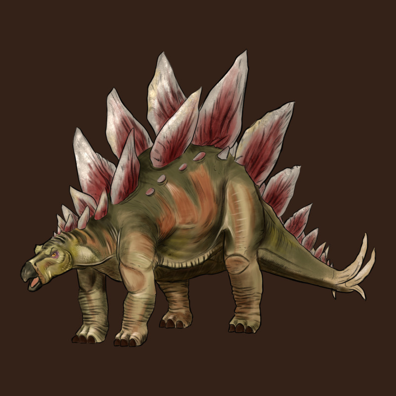 Dinosaur Stegosaurus Heavy Core Tee by Artiststas | Teevron