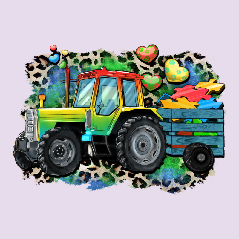 Autism Farm Tractor Premium Hoodie by CowGirlArtShop | Teevron