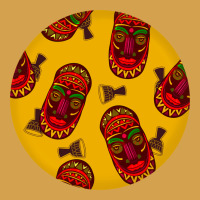 African Masks Round Earrings 5 Urban Hoodie | Teevron
