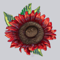 Procut Red Sunflower Heavyweight Sweatshirt | Teevron