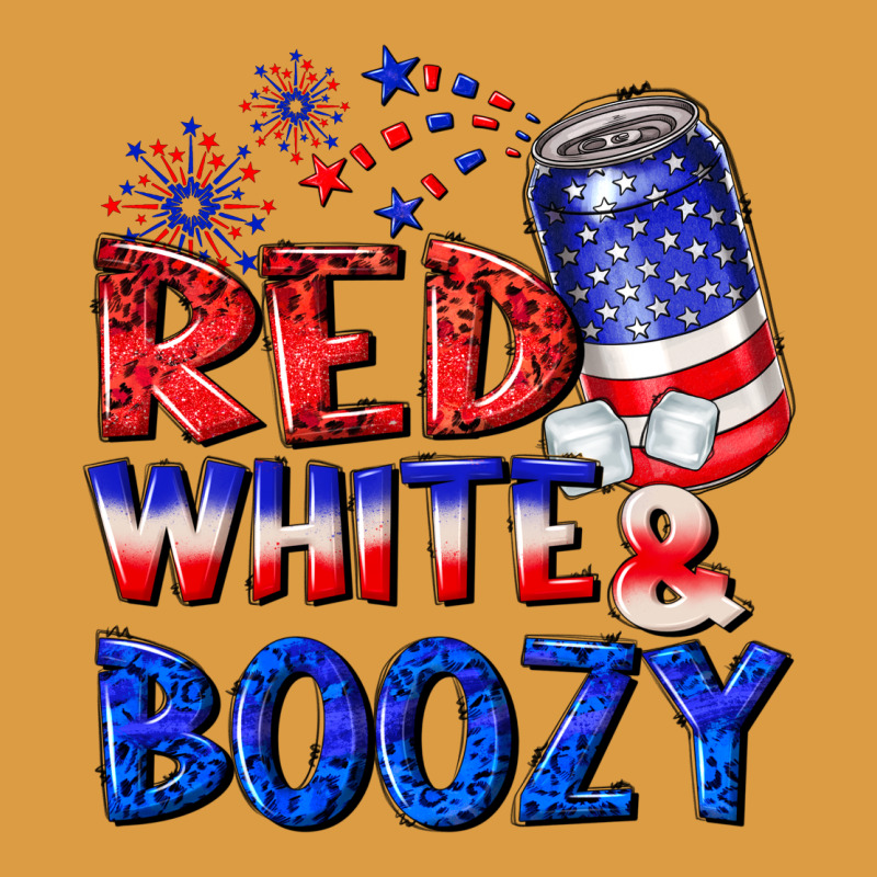 Red White Boozy Urban Heavy Tee by NancyCooperArtShop | Teevron