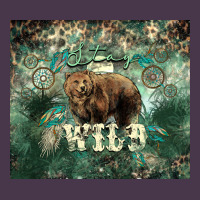 Stay Wild Bear Tumbler Heavyweight Hoodie | Teevron