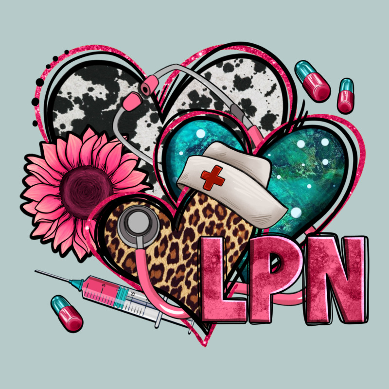Lpn Licensed Practical Nurse Hearts Heavy Core Tee by Jasminsmagicworld | Teevron
